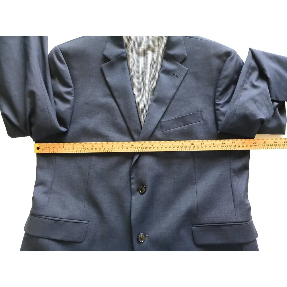 Tommy Hilfiger Blue Wool Blend Modern Fit Blazer Sports Coat Men's Size *44R